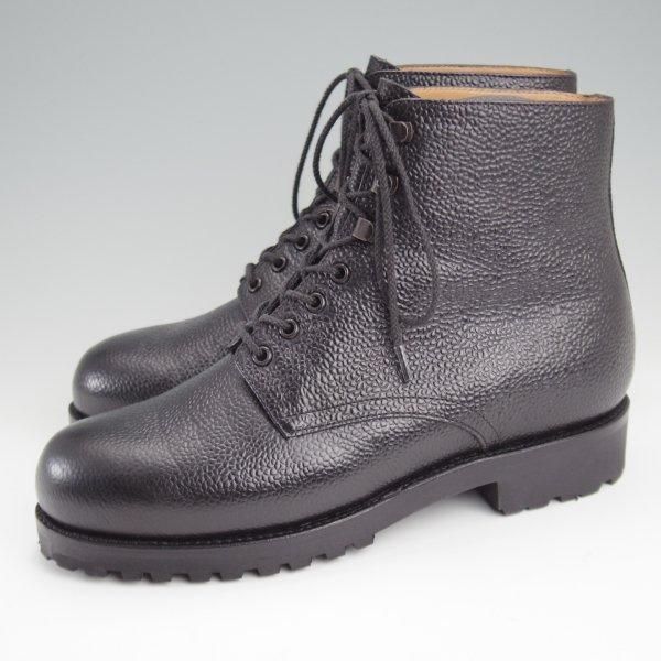 極美品★J.M.ウエストン 5D【定価￥170,500-★レースアップブーツ/742】38ラスト/グレインレザー/黒/メンズ/Weston/ウェストン★l824