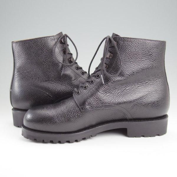 極美品★J.M.ウエストン 5D【定価￥170,500-★レースアップブーツ/742】38ラスト/グレインレザー/黒/メンズ/Weston/ウェストン★l824
