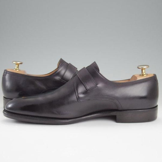 極美品★ジョンロブ SIZE 41/UK7程度【貴重★エルメス別注/HERMES/ミュージアムカーフ】H103ラスト/JARVIS/黒/JOHN LOBB★l828