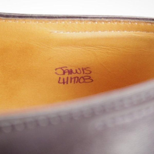 極美品★ジョンロブ SIZE 41/UK7程度【貴重★エルメス別注/HERMES/ミュージアムカーフ】H103ラスト/JARVIS/黒/JOHN LOBB★l828
