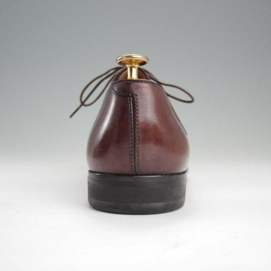ほぼ未使用★(仏)ベルルッティ SIZE 6【濃茶系パティーヌ★ヴェネチアレザー/ホールカット】イミテーションブローグ/メンズ/Berluti★l829