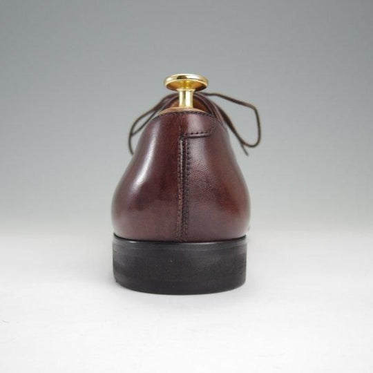 ほぼ未使用★(仏)ベルルッティ SIZE 6【濃茶系パティーヌ★ヴェネチアレザー/ホールカット】イミテーションブローグ/メンズ/Berluti★l829