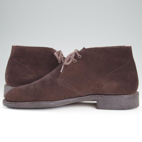 美品★チャーチ 70F/UK7【定価￥156,200-★SAHARA/81ラスト/チャッカブーツ】サハラ/スエード/濃茶/メンズ/Church's★l832