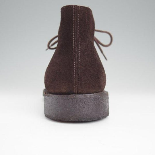 美品★チャーチ 70F/UK7【定価￥156,200-★SAHARA/81ラスト/チャッカブーツ】サハラ/スエード/濃茶/メンズ/Church's★l832