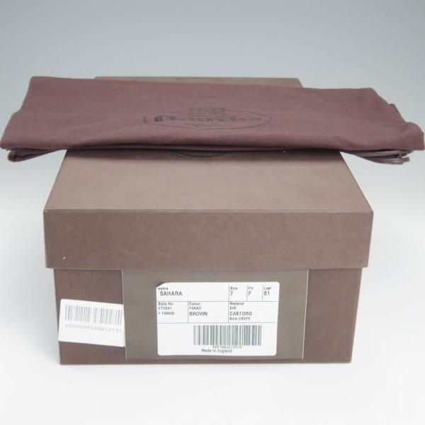 美品★チャーチ 70F/UK7【定価￥156,200-★SAHARA/81ラスト/チャッカブーツ】サハラ/スエード/濃茶/メンズ/Church's★l832