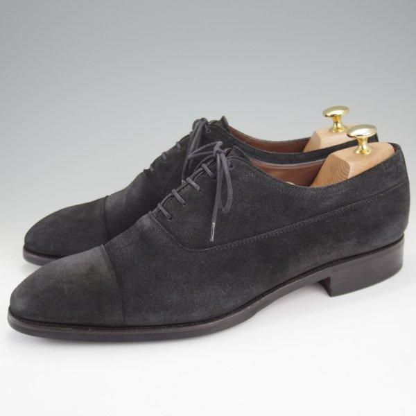 ☆美品☆ CARMINA カルミナ スエード ストレートチップ ブラック 中古｜カルミナ【ストレートチップ/スエード/黒】｜studio.CBR | 高級