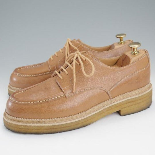 極美品★J.M.ウエストン SIZE 7【モデル定価￥165,000-★ユージーンゴルフ/Eugene Golf/924】1Gラスト/グレインレザー/薄茶/Weston★l834