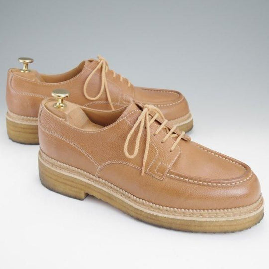 極美品★J.M.ウエストン SIZE 7【モデル定価￥165,000-★ユージーンゴルフ/Eugene Golf/924】1Gラスト/グレインレザー/薄茶/Weston★l834