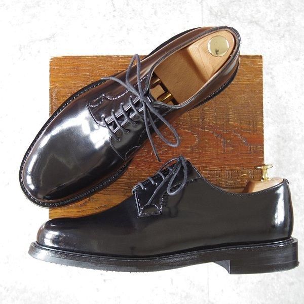 極上★チャーチ 90F/UK9【定価￥181,500-★ダイナイトソール仕様/SHANNON R】シャノン/103ラスト/プレーントゥ/黒/メンズ/Church's★l835