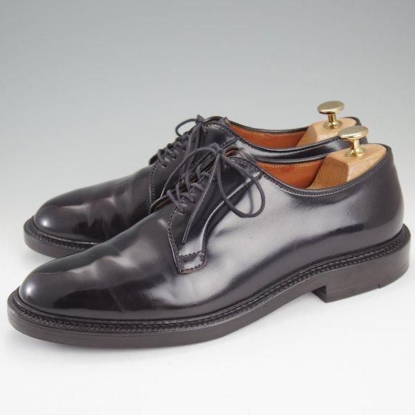 美品★オールデン 8E【定価￥211,200-★コードバン仕様/9901】バリーラスト/プレーントゥ/黒/メンズ/ALDEN★l837