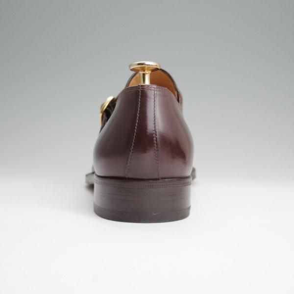 未使用★(伊)タニノクリスチー SIZE 8【デッドストック品★モンクストラップ/濃茶】カーフ/メンズ/TANINO CRISCI★l838