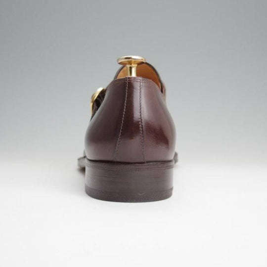 未使用★(伊)タニノクリスチー SIZE 8【デッドストック品★モンクストラップ/濃茶】カーフ/メンズ/TANINO CRISCI★l838