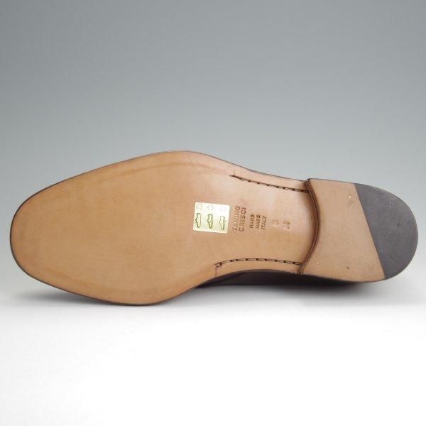 未使用★(伊)タニノクリスチー SIZE 8【デッドストック品★モンクストラップ/濃茶】カーフ/メンズ/TANINO CRISCI★l838