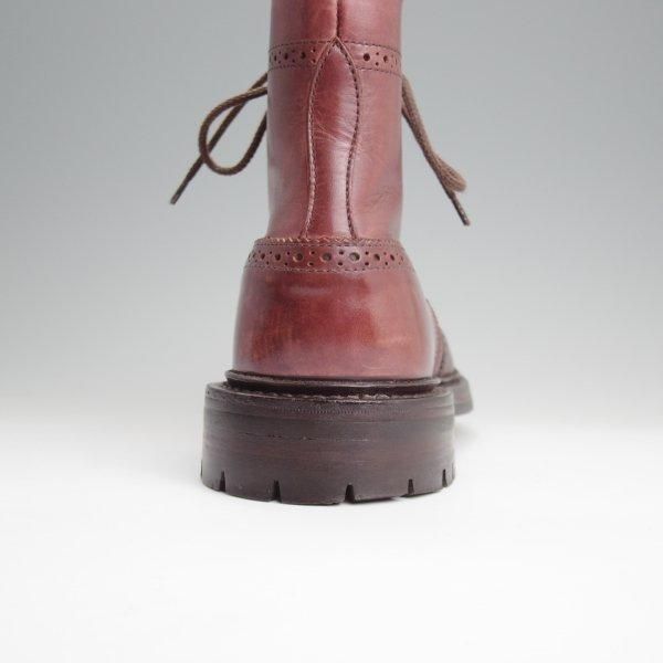 美品★トリッカーズ SIZE 8【同系モデル定価￥132,000-★コマンドソール仕様/カントリ−ブーツ/M7789】カーフ/赤茶/Tricker's★l842