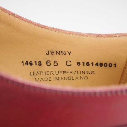極美品★クロケット&ジョーンズ(レディース) UK5程度【定価￥84,700-★フルブローグ/Jenny】613ラスト/赤茶/Crockett&Jones★l846