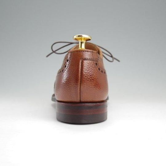 極美品★クロケット&ジョーンズ(レディース) 5C【定価￥94,600-★ダイナイトソール仕様/Hattie】フルブローグ/618ラスト/茶★l847