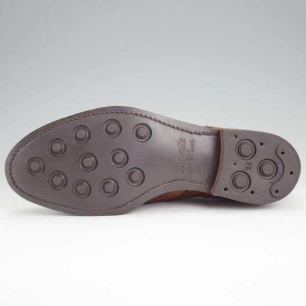 極美品★クロケット&ジョーンズ(レディース) 5C【定価￥94,600-★ダイナイトソール仕様/Hattie】フルブローグ/618ラスト/茶★l847