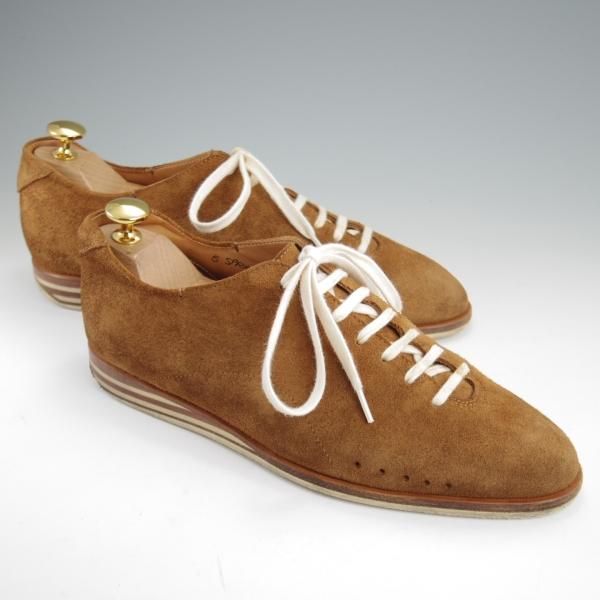 ★ジョンロブ SIZE 5【貴重★レザースニーカー/SPRINT】スエード/茶/メンズ/JOHN LOBB★l854