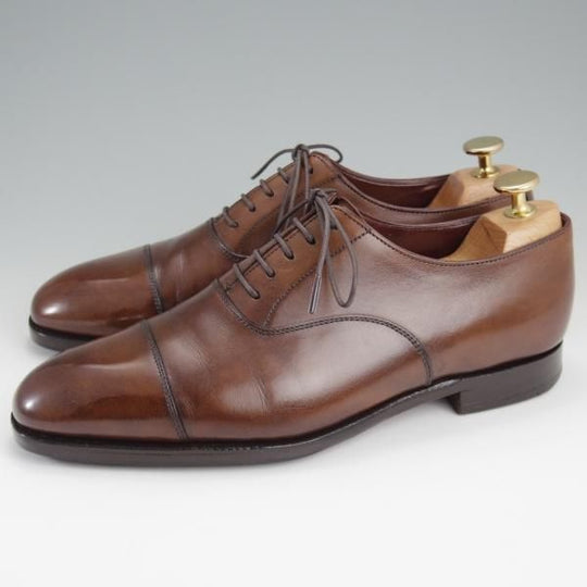 ★クロケット&ジョーンズ 5.5E【定価￥132,000-★AUDLEY/オードリー】ハンドグレードライン/337ラスト/カーフ/濃茶/Crockett&Jones★l855