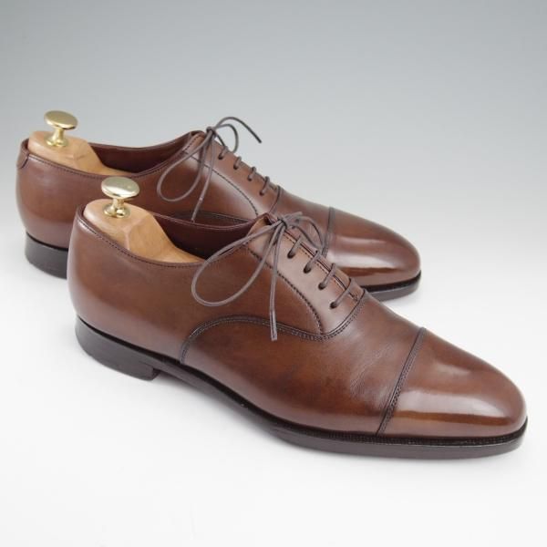 ★クロケット&ジョーンズ 5.5E【定価￥132,000-★AUDLEY/オードリー】ハンドグレードライン/337ラスト/カーフ/濃茶/Crockett&Jones★l855