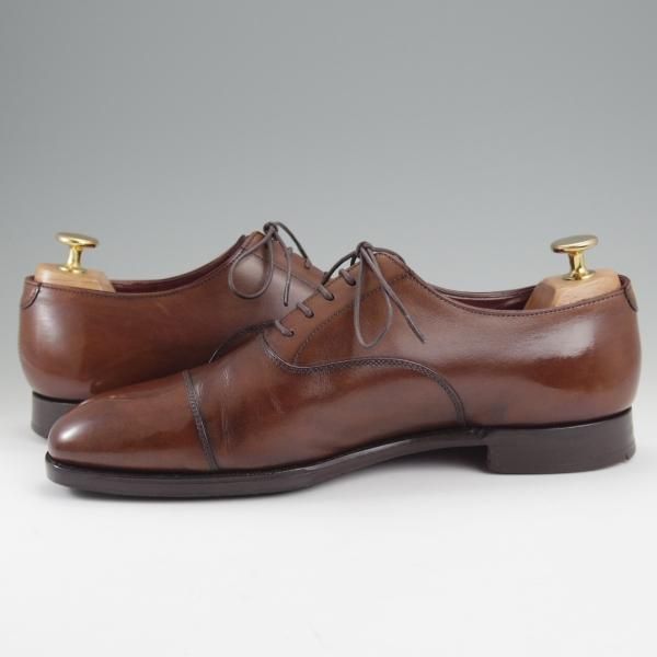 ★クロケット&ジョーンズ 5.5E【定価￥132,000-★AUDLEY/オードリー】ハンドグレードライン/337ラスト/カーフ/濃茶/Crockett&Jones★l855