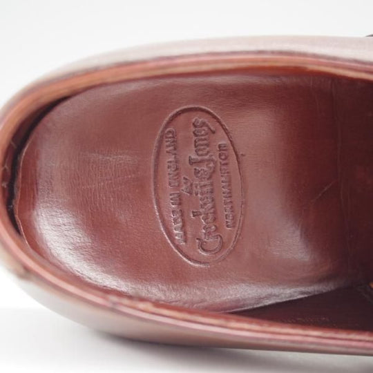 ★クロケット&ジョーンズ 5.5E【定価￥132,000-★AUDLEY/オードリー】ハンドグレードライン/337ラスト/カーフ/濃茶/Crockett&Jones★l855