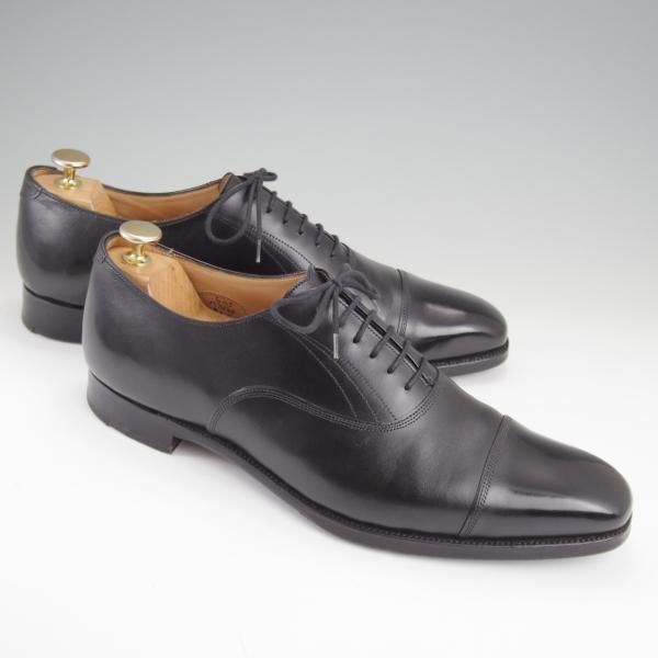 極上★トリッカーズ 8.5E【現行モデル定価￥104,500-★(英)WALKER&GUNN別注/M7424】ストレートチップ/カーフ/黒/Tricker's★l857