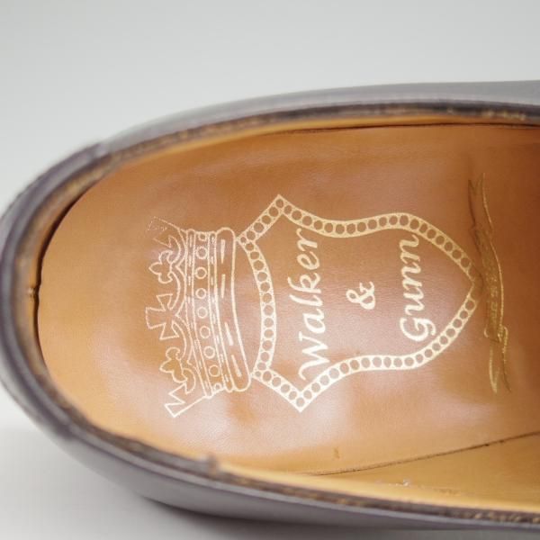極上★トリッカーズ 8.5E【現行モデル定価￥104,500-★(英)WALKER&GUNN別注/M7424】ストレートチップ/カーフ/黒/Tricker's★l857