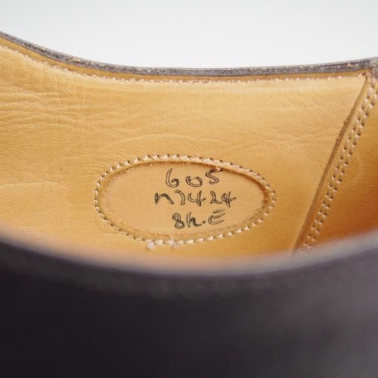 極上★トリッカーズ 8.5E【現行モデル定価￥104,500-★(英)WALKER&GUNN別注/M7424】ストレートチップ/カーフ/黒/Tricker's★l857