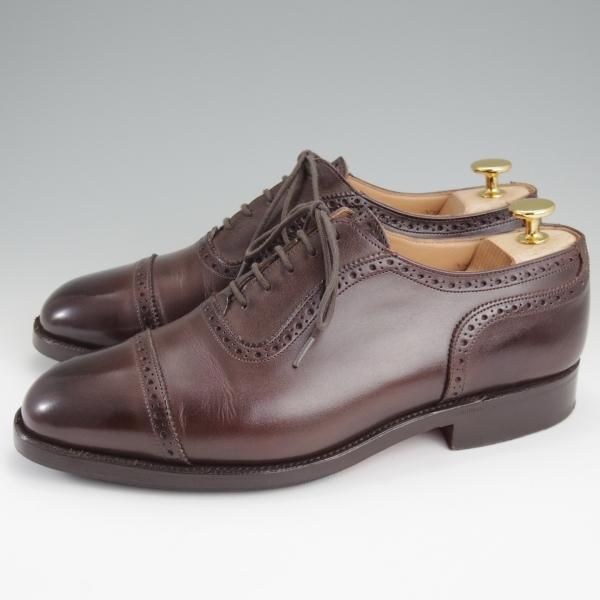 極上★トリッカーズ SIZE 6.5【定価￥104,500-★BELGRAVE/ベルグレイブ】クォーターブローグ/6143/カーフ/濃茶/メンズ/Tricker's★l858
