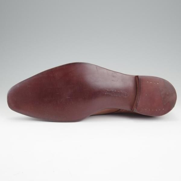 未使用★クロケット&ジョーンズ 6.5E【ハンドグレードライン★MONTPELLIER 2/ダブルモンク】373ラスト/カーフ/茶/Crockett&Jones★l859