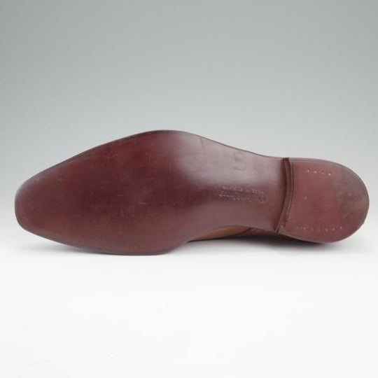 未使用★クロケット&ジョーンズ 6.5E【ハンドグレードライン★MONTPELLIER 2/ダブルモンク】373ラスト/カーフ/茶/Crockett&Jones★l859