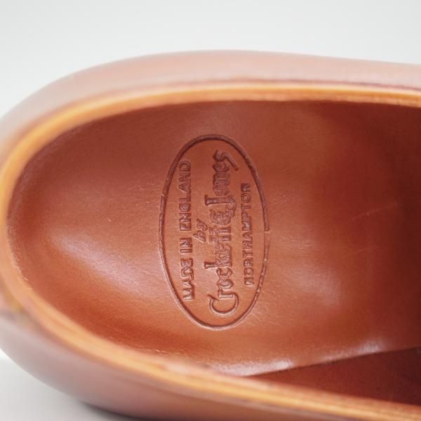 未使用★クロケット&ジョーンズ 6.5E【ハンドグレードライン★MONTPELLIER 2/ダブルモンク】373ラスト/カーフ/茶/Crockett&Jones★l859