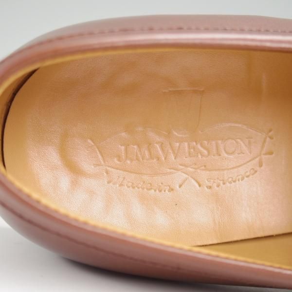 極美品★J.M.ウエストン 7D【定価￥151,800-★180/コインローファー】41ラスト/ボックスカーフ/タン/茶/Weston/ウェストン★l866