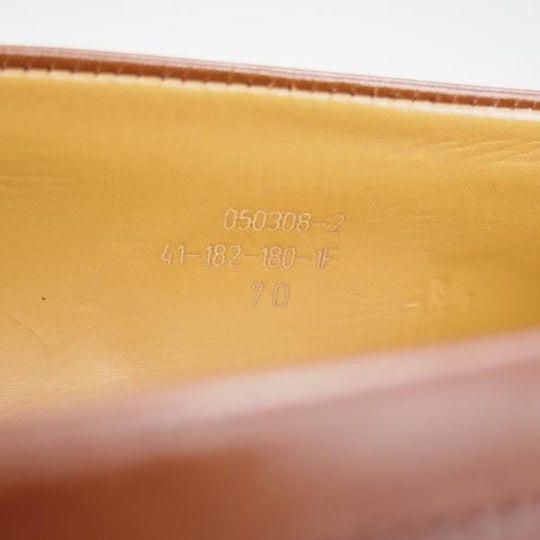 極美品★J.M.ウエストン 7D【定価￥151,800-★180/コインローファー】41ラスト/ボックスカーフ/タン/茶/Weston/ウェストン★l866
