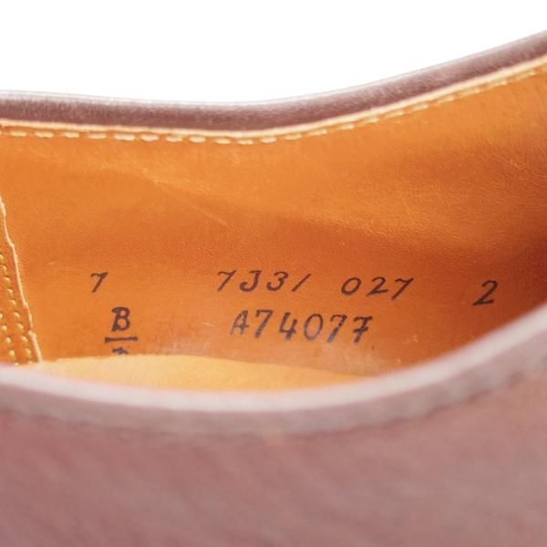 未使用★オールデン 7D【現行定価16万円以上★(台湾)OAK ROOM別注/ミリタリーラスト】A7407F/レディカーフ/濃茶/ALDEN★l867