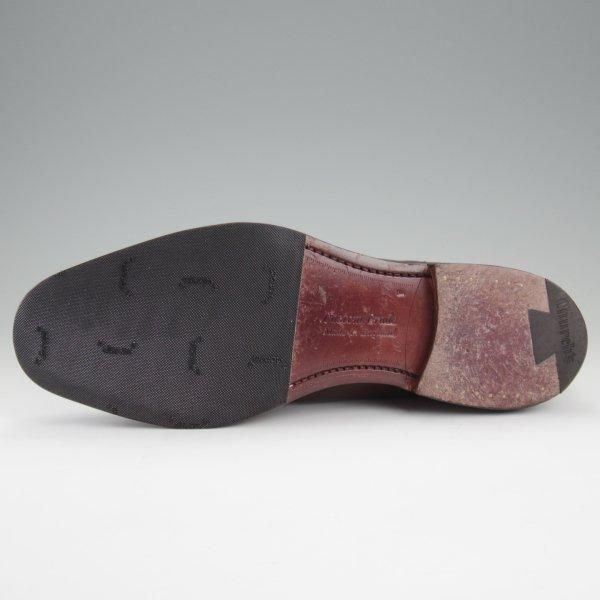 極美品★チャーチ 70F/UK7【貴重★002ラスト/サイドゴアブーツ】Runcorn/4都市ロゴ/カーフ/濃茶/メンズ/Church's★l892