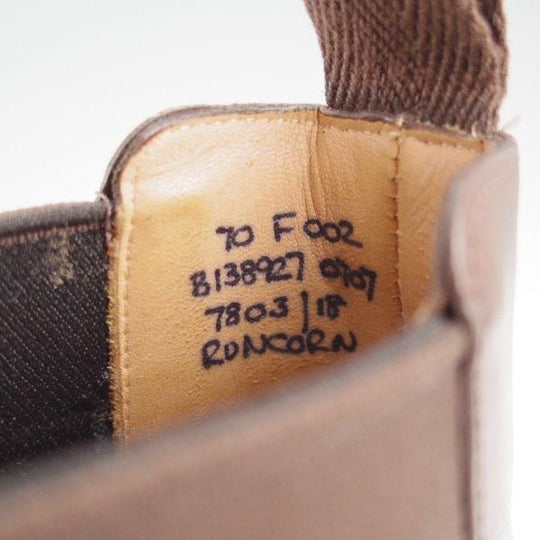 極美品★チャーチ 70F/UK7【貴重★002ラスト/サイドゴアブーツ】Runcorn/4都市ロゴ/カーフ/濃茶/メンズ/Church's★l892