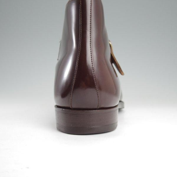 ★クロケット&ジョーンズ UK8.5/US9D【貴重★ブルックスブラザーズ別注/Peal&co】モンクストラップ/ブーツ/濃茶/Crockett&Jones★l895