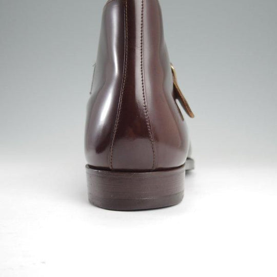 ★クロケット&ジョーンズ UK8.5/US9D【貴重★ブルックスブラザーズ別注/Peal&co】モンクストラップ/ブーツ/濃茶/Crockett&Jones★l895