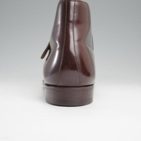 ★クロケット&ジョーンズ UK8.5/US9D【貴重★ブルックスブラザーズ別注/Peal&co】モンクストラップ/ブーツ/濃茶/Crockett&Jones★l895