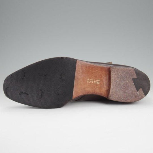 ★クロケット&ジョーンズ UK8.5/US9D【貴重★ブルックスブラザーズ別注/Peal&co】モンクストラップ/ブーツ/濃茶/Crockett&Jones★l895