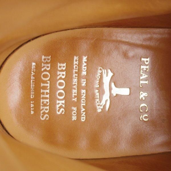 ★クロケット&ジョーンズ UK8.5/US9D【貴重★ブルックスブラザーズ別注/Peal&co】モンクストラップ/ブーツ/濃茶/Crockett&Jones★l895