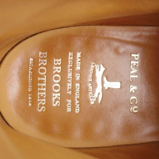 ★クロケット&ジョーンズ UK8.5/US9D【貴重★ブルックスブラザーズ別注/Peal&co】モンクストラップ/ブーツ/濃茶/Crockett&Jones★l895