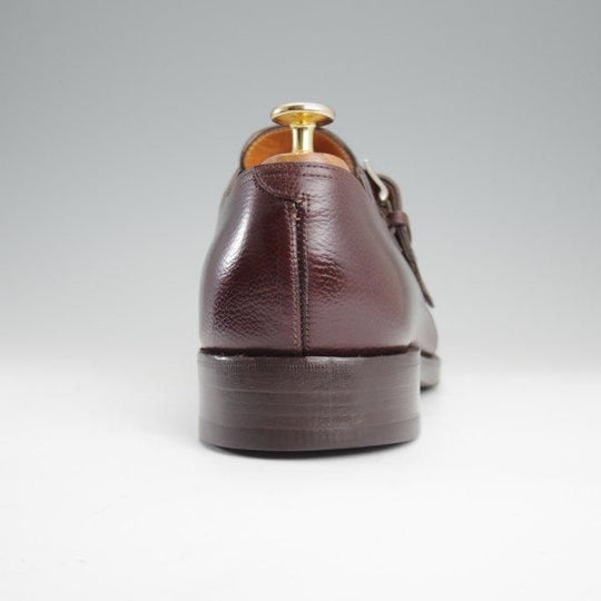 ★ジョンロブ 8.5EE【貴重★(水牛)バッファローレザー/DERWENT/8000ラスト】ダブルモンク/濃茶/JOHN LOBB★l896