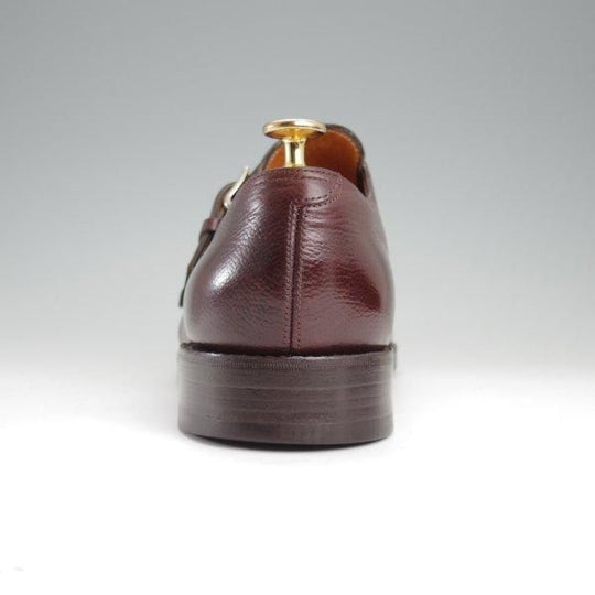 ★ジョンロブ 8.5EE【貴重★(水牛)バッファローレザー/DERWENT/8000ラスト】ダブルモンク/濃茶/JOHN LOBB★l896