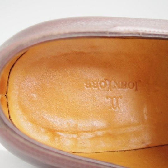 ★ジョンロブ 8.5EE【貴重★(水牛)バッファローレザー/DERWENT/8000ラスト】ダブルモンク/濃茶/JOHN LOBB★l896