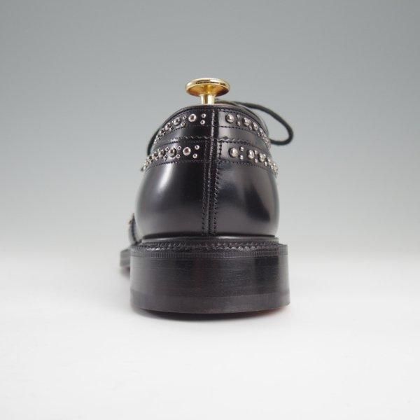 未使用★チャーチ 60F/UK6【現行定価20万円以上★GRAFTON MET/グラフトン/スタッズ】173ラスト/フルブローグ/黒/メンズ/Church's★l902