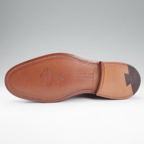 未使用★チャーチ 60F/UK6【現行定価20万円以上★GRAFTON MET/グラフトン/スタッズ】173ラスト/フルブローグ/黒/メンズ/Church's★l902