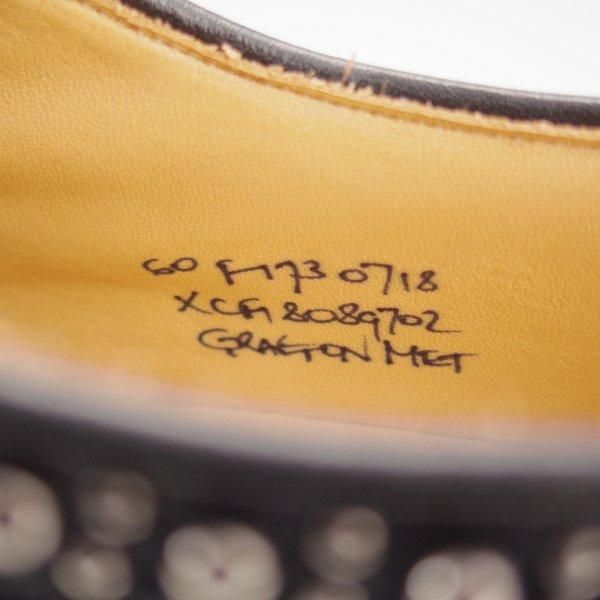 未使用★チャーチ 60F/UK6【現行定価20万円以上★GRAFTON MET/グラフトン/スタッズ】173ラスト/フルブローグ/黒/メンズ/Church's★l902